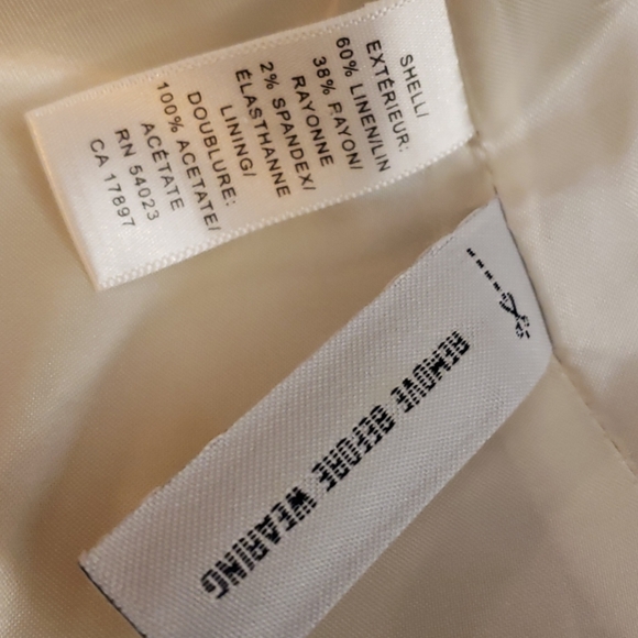 Banana Republic Tan Long Sleeve Jacket SZ 12 - Picture 10 of 12